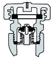 Body; Gaskets; Seat disc & stem assy; Spring; Stem. - 6542B-50